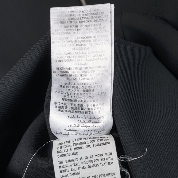 Gucci Black Sylvie-Web Ruffle-Detail Short Dress - Picture 13 of 13